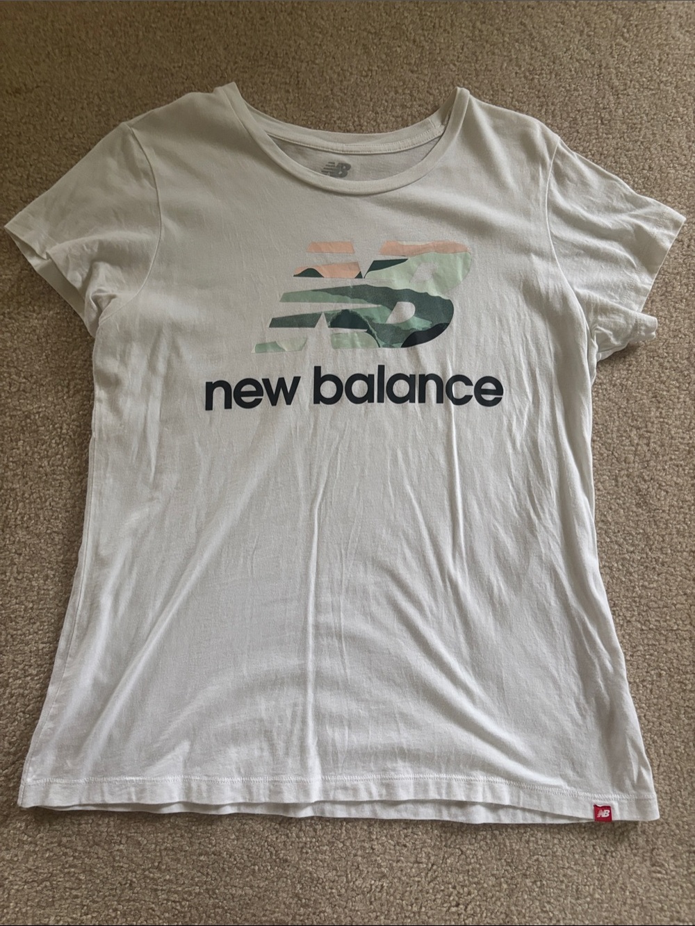 New Balance Women's Tee with Camo Logo